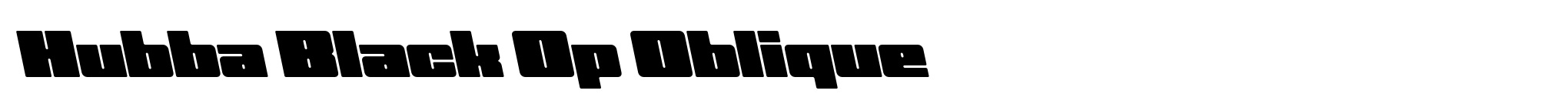 Hubba Black Op Oblique image